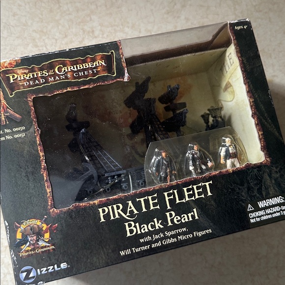 Zizzle Pirates of The Caribbean Dead Man’s Chest Pirate Fleet Black Pearl 2006 - Picture 4 of 6